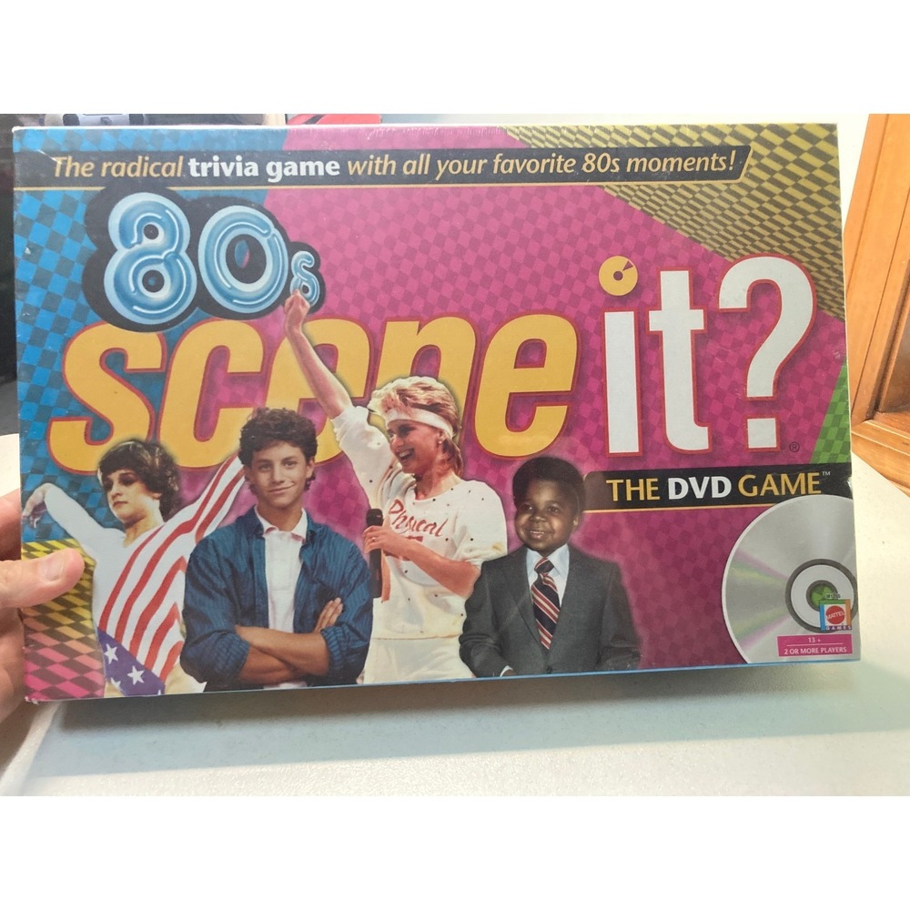Mattel 80s Scene It? The DVD Game Factory Sealed Trivia Board Game M1265